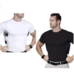 Concealment Clothes Men’S Crew Neck Undercover- Concealed Holster Carry Tops