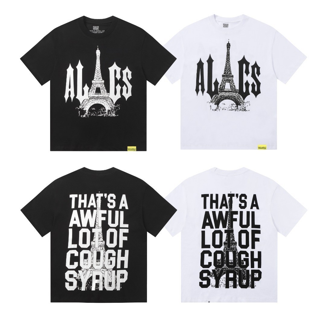 S-M-L-XL THAT'S A AWFUL LOT OF COUGH SYRUP T-shirt White & Black gallery