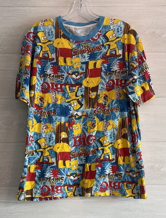 The Simpsons All Over Print T-Shirt Bart Homer 20th Century Fox gallery