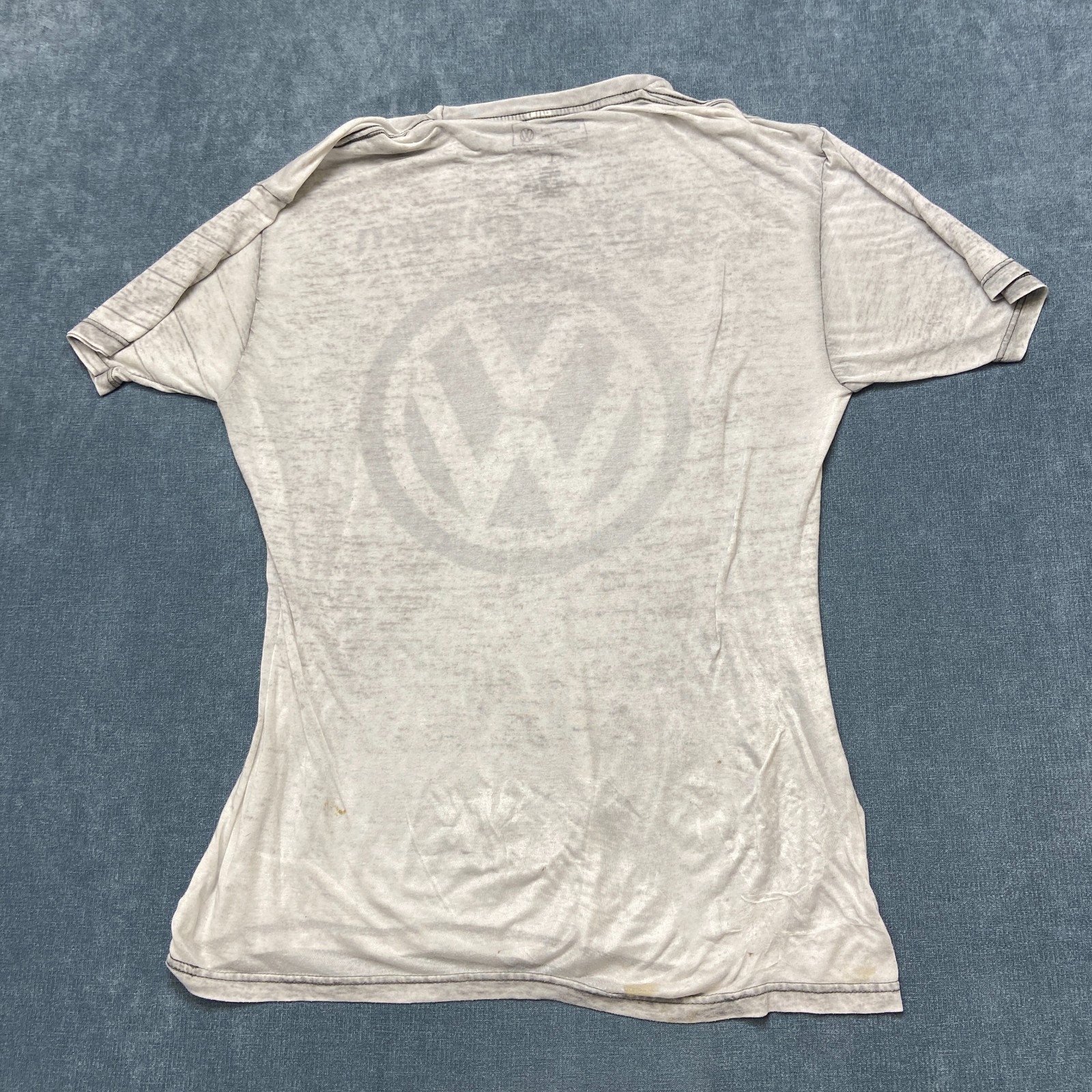 Volkswagen T Shirt Mens Large Gray Fahrvergnügen Graphic Logo Casual Crew Neck gallery
