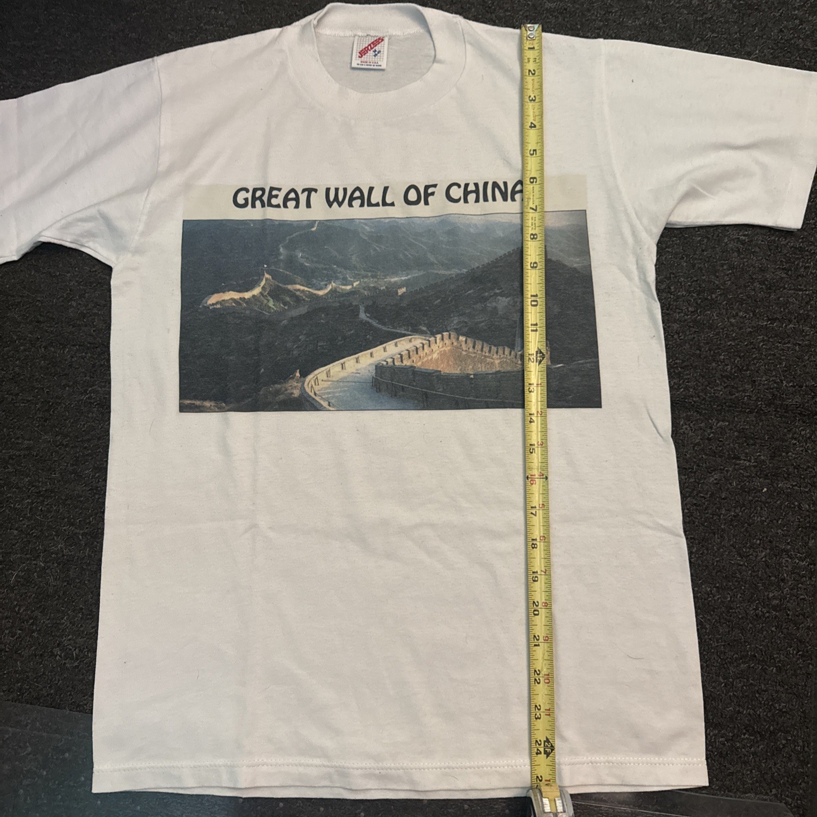 The Great Wall Of China T-Shirt White Size Medium Jerseys Vintage Single Stitch gallery