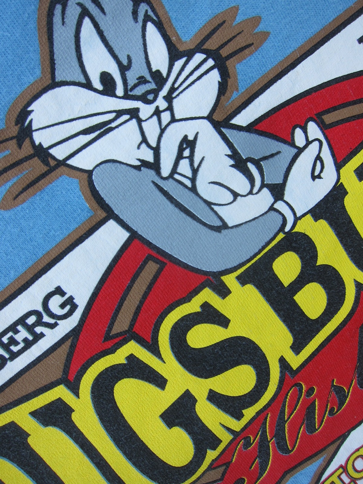 Iceberg Bugs Bunny Graphic T-Shirt XL Blue Vintage Cartoon Tee Italy History gallery