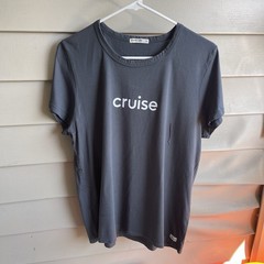 Marine Layer Mens Sz XL Gray Short Sleeve Supima Cotton Modal T Shirt Cruise