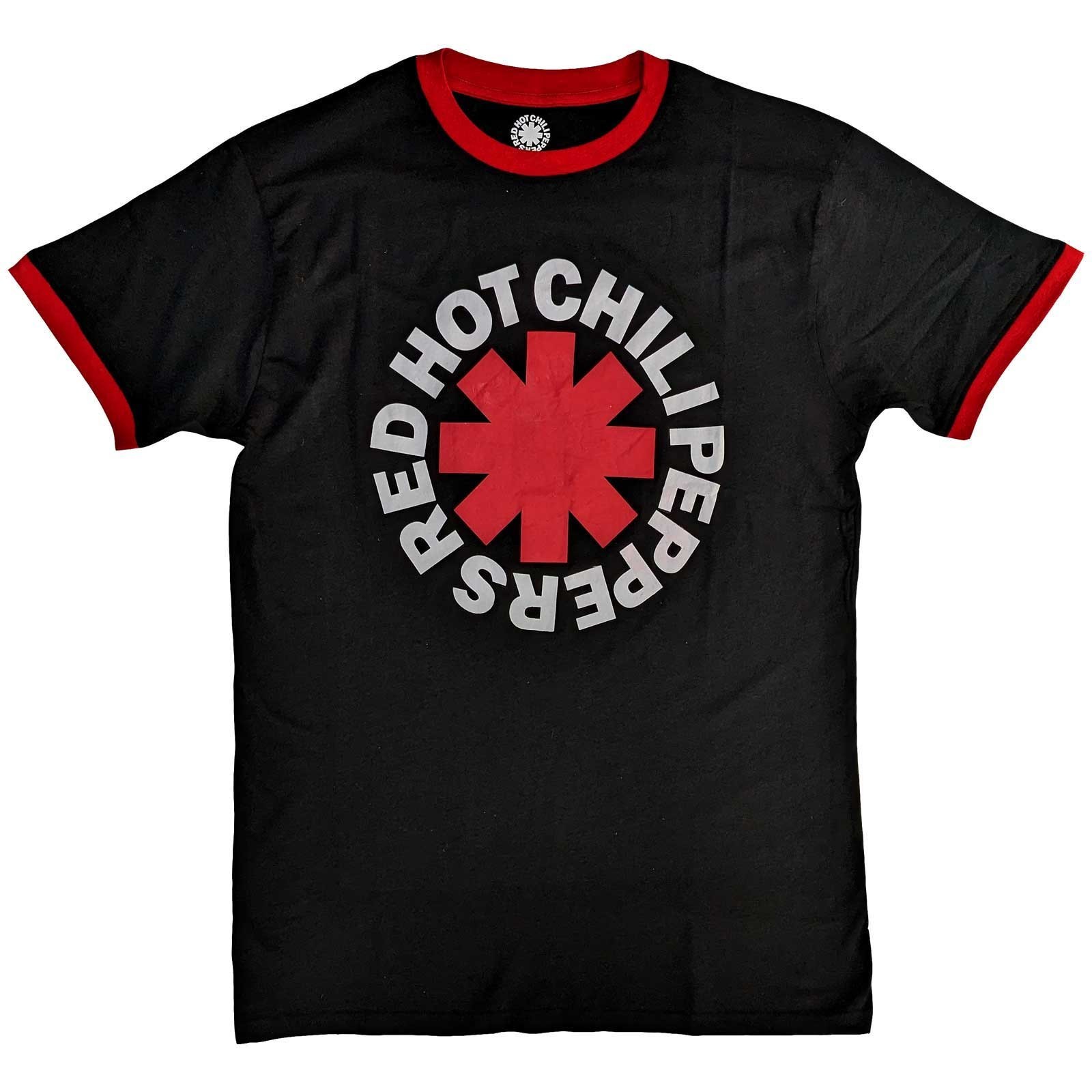 Red Hot Chili Peppers ‘Classic Asterisk’ (Black) Eco Ringer T-Shirt
