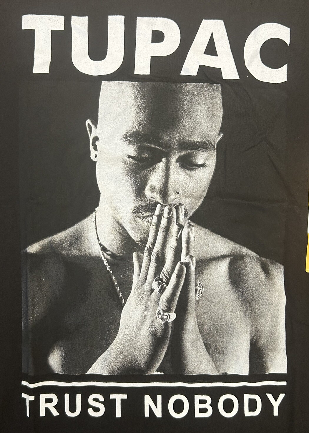New TUPAC Trust Nobody 2PAC Men’s Black T-shirt Tee Hip-hop Rap Sz 42-44 LARGE gallery