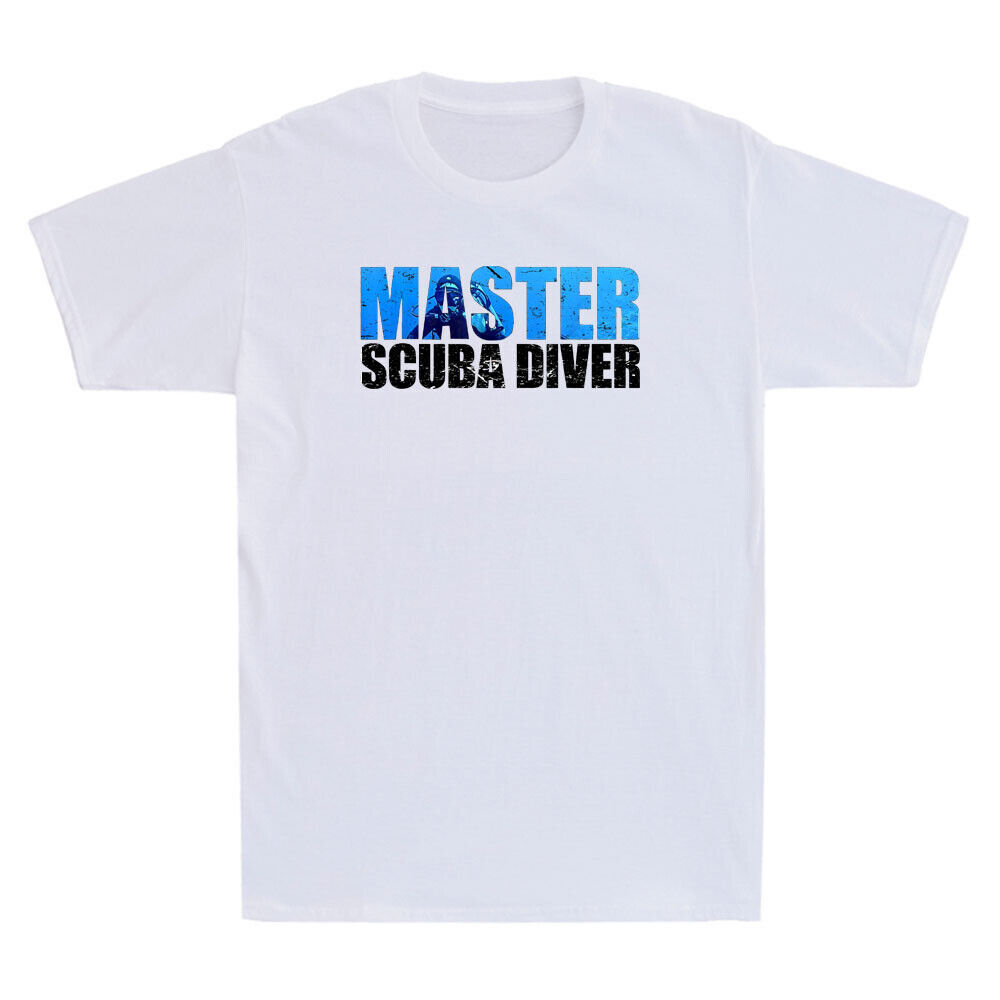Master Scuba Diver Funny Dive Addicts Quote Saying Joke Gift Cool Men's T-Shirt gallery