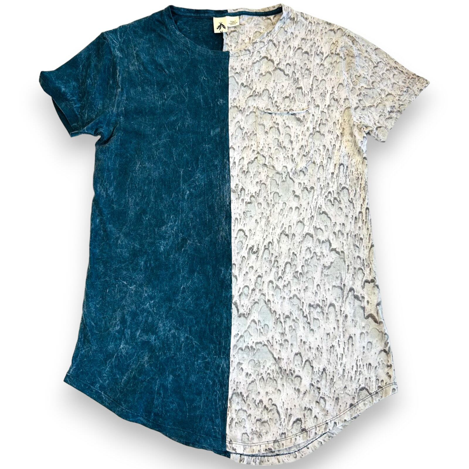 Urban Outfitters Mens M Spilt Seam Long Loose Scoop Neck Tee 100% Cotton gallery