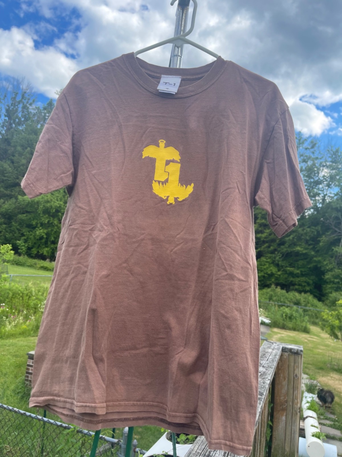 Terrible One bmx T-shirt medium tan Angel wings as above so below classic! gallery