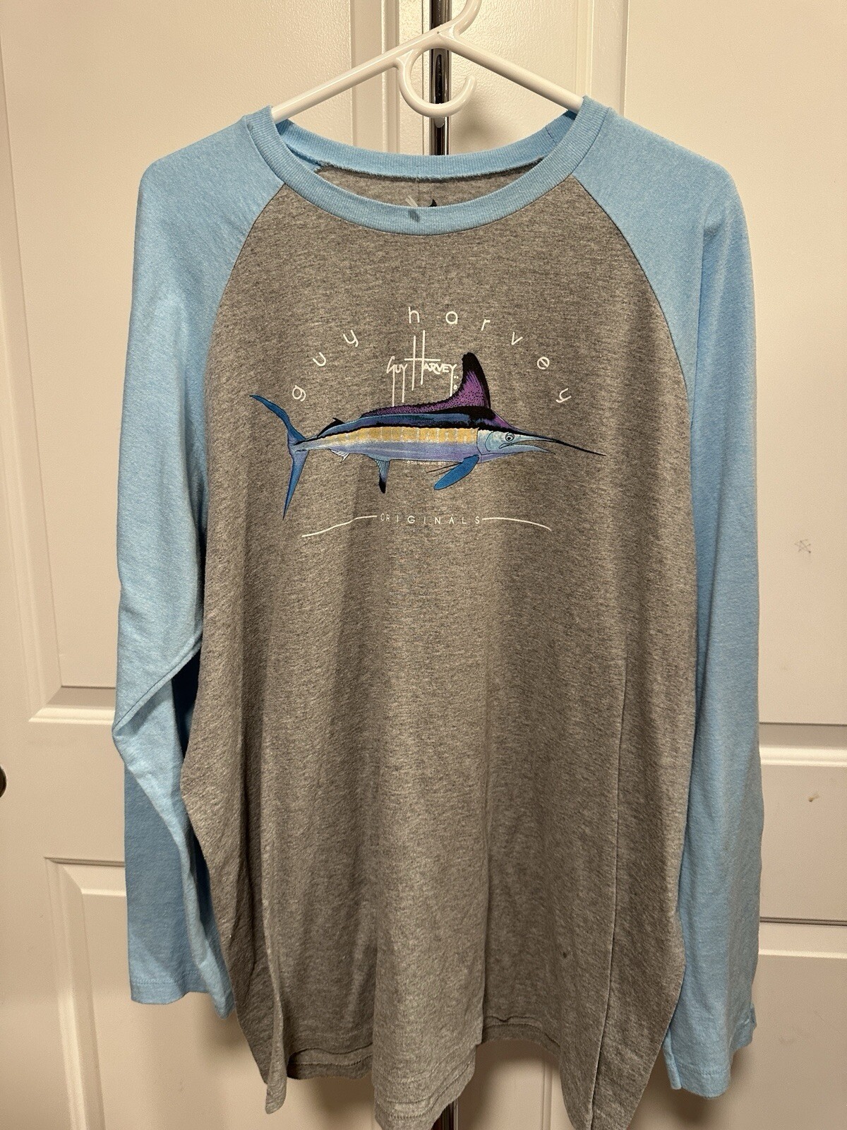 Guy Harvey Saltwater Fishing Graphic TShirt 2XL Swordfish Big Game Long Sleeve gallery