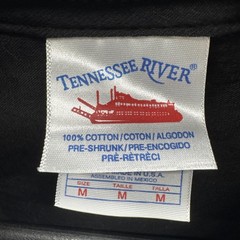 Size MEDIUM Black Tshirt The Beatles Let It Be Graphics Tennessee River Vintage