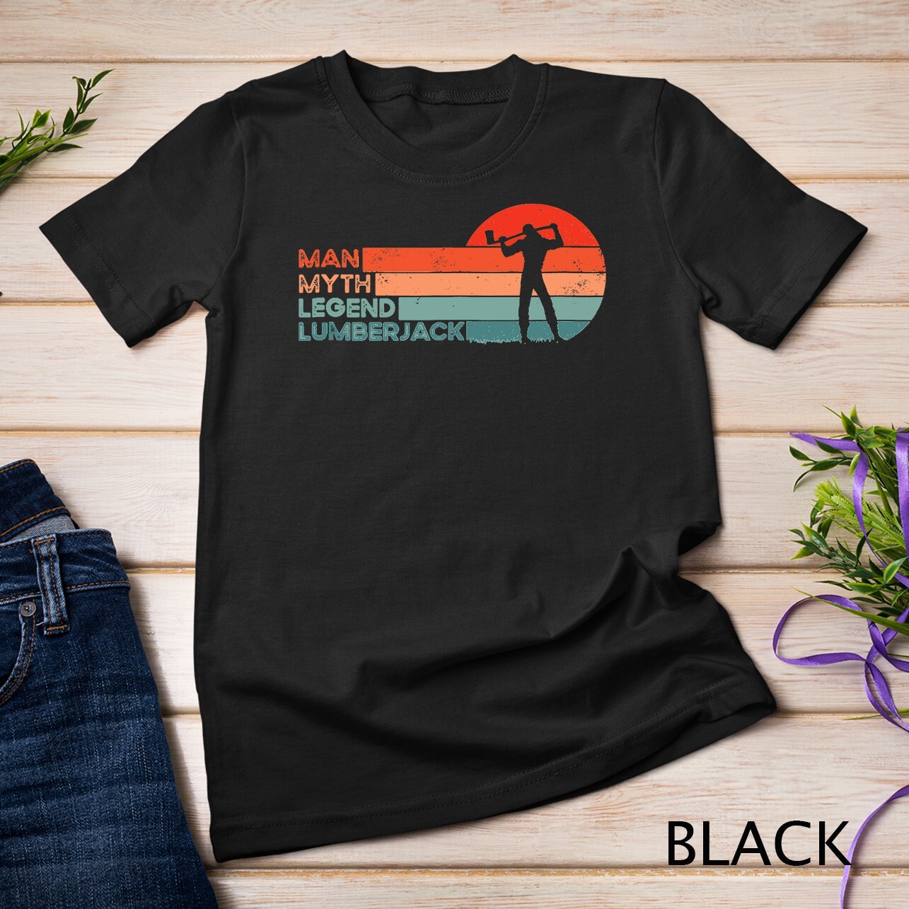 Mens Woodworking Woodcutter Lumberman Woodworker Lumberjack Unisex T-shirt gallery