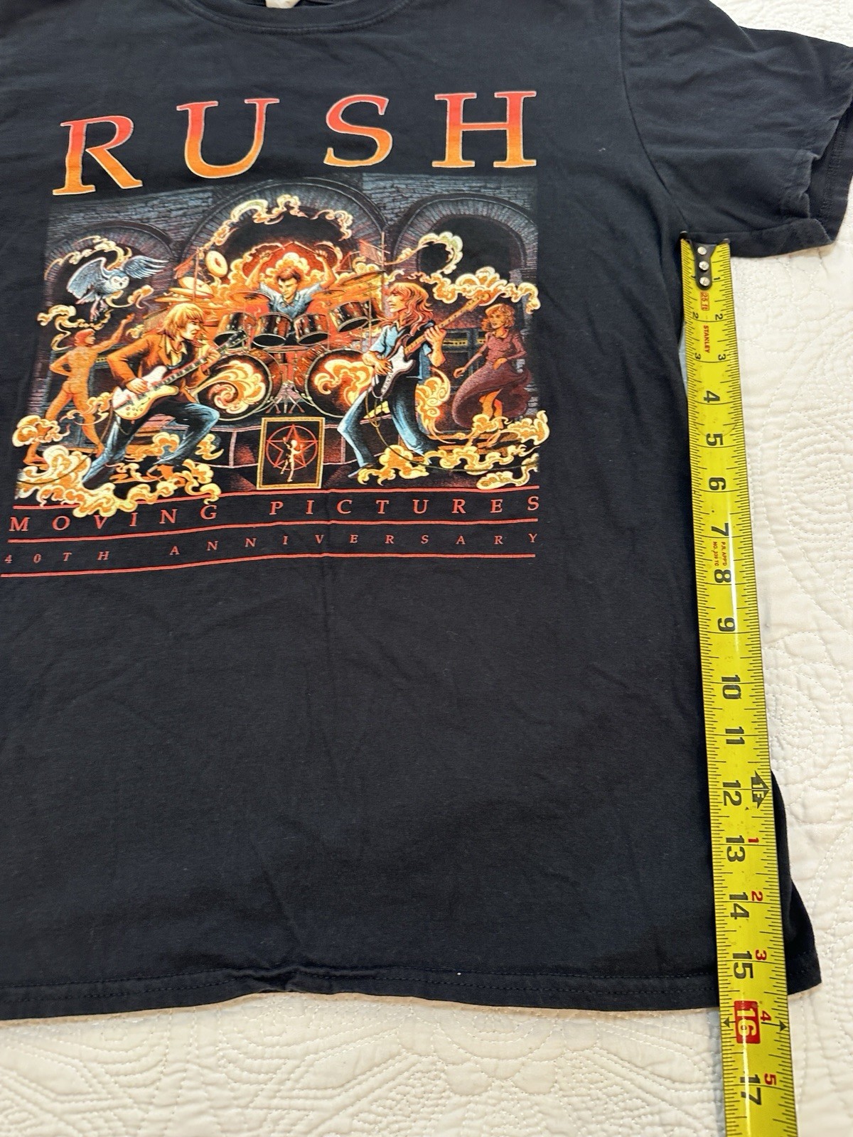 RUSH Moving Pictures 40Th Anniversary 1981- 2021 T-Shirt Size M Epic Graphic gallery