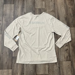 Florence Marine X Echo Organic Long Sleeve T-Shirt Men’s Size L Beige