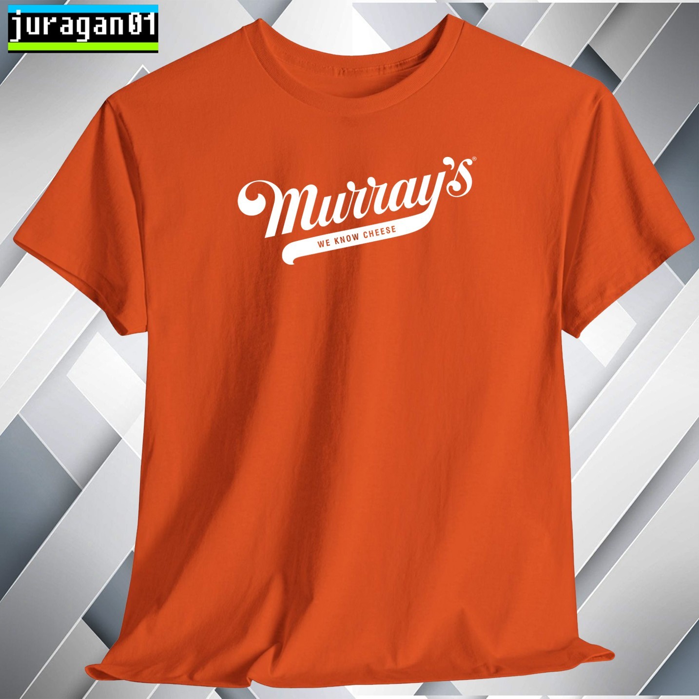 Murray's Cheese T-Shirt Logo Black/Gray/Blue/Red/White/Choc S to 5XL Made in USA gallery