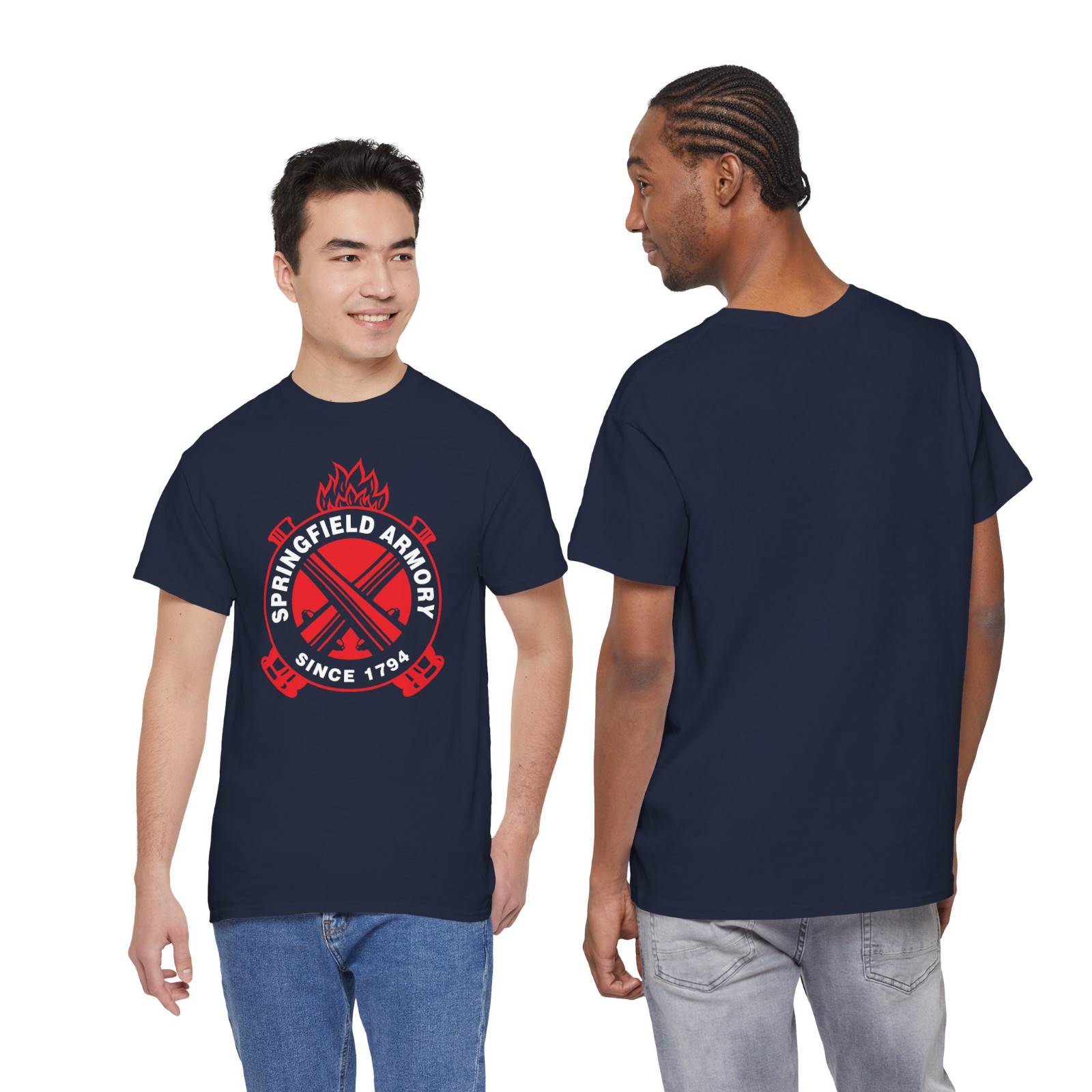 New Springfield Armory Logo Men's T-Shirts American Size Tees gallery