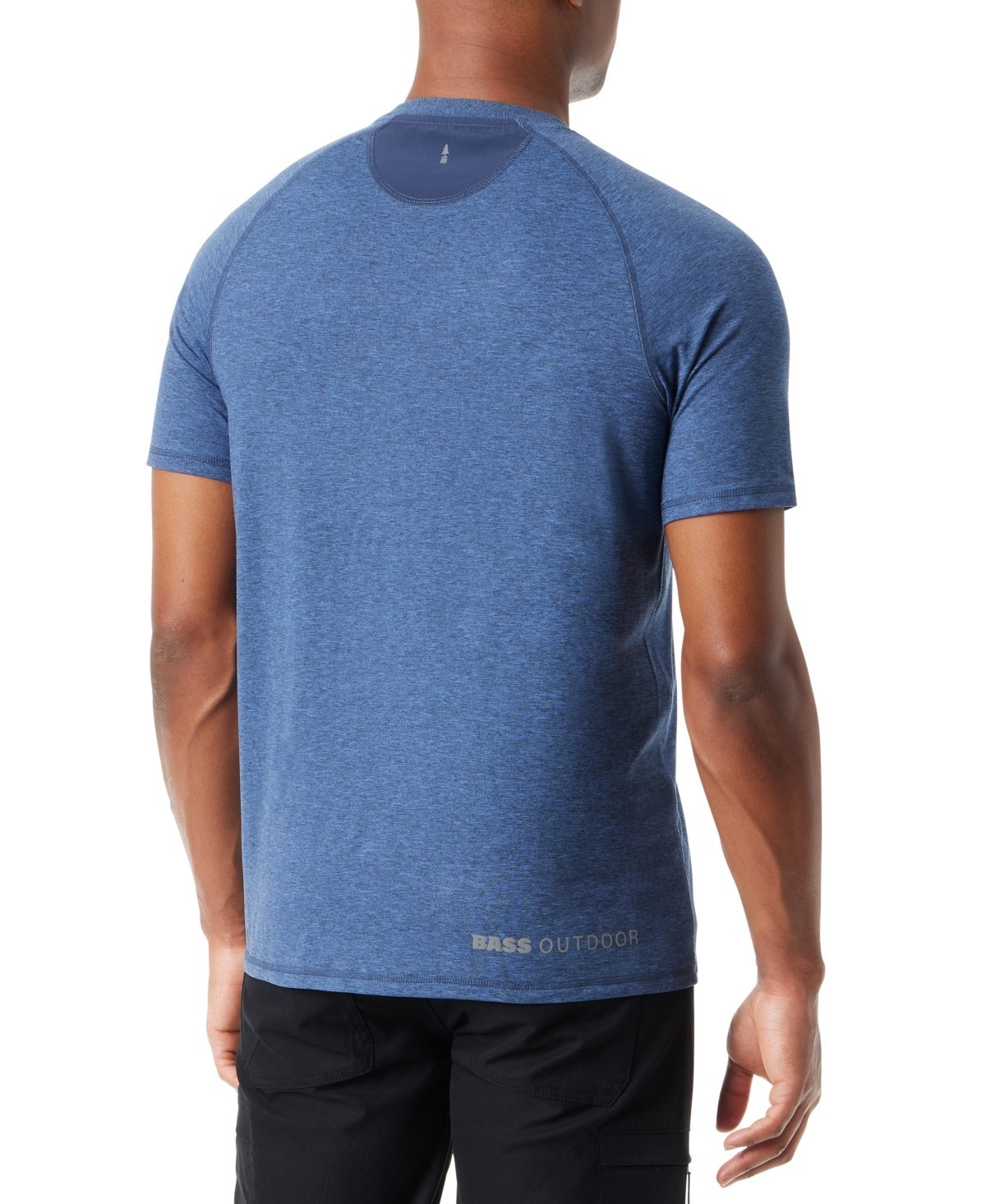 Bass Outdoor Quick-Dry T-Shirt Mens 2XL Blue Stretch Performance Pullover UPS445 gallery