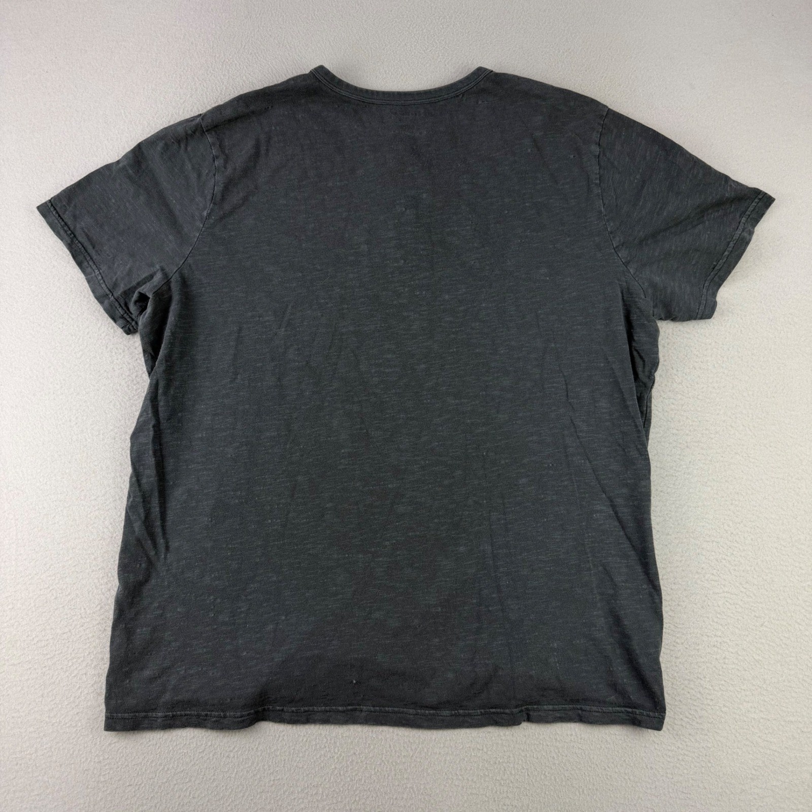 Goodfellow Henley Shirt Mens XL Gray Casual Short Sleeve Slub Cotton Minimalist gallery