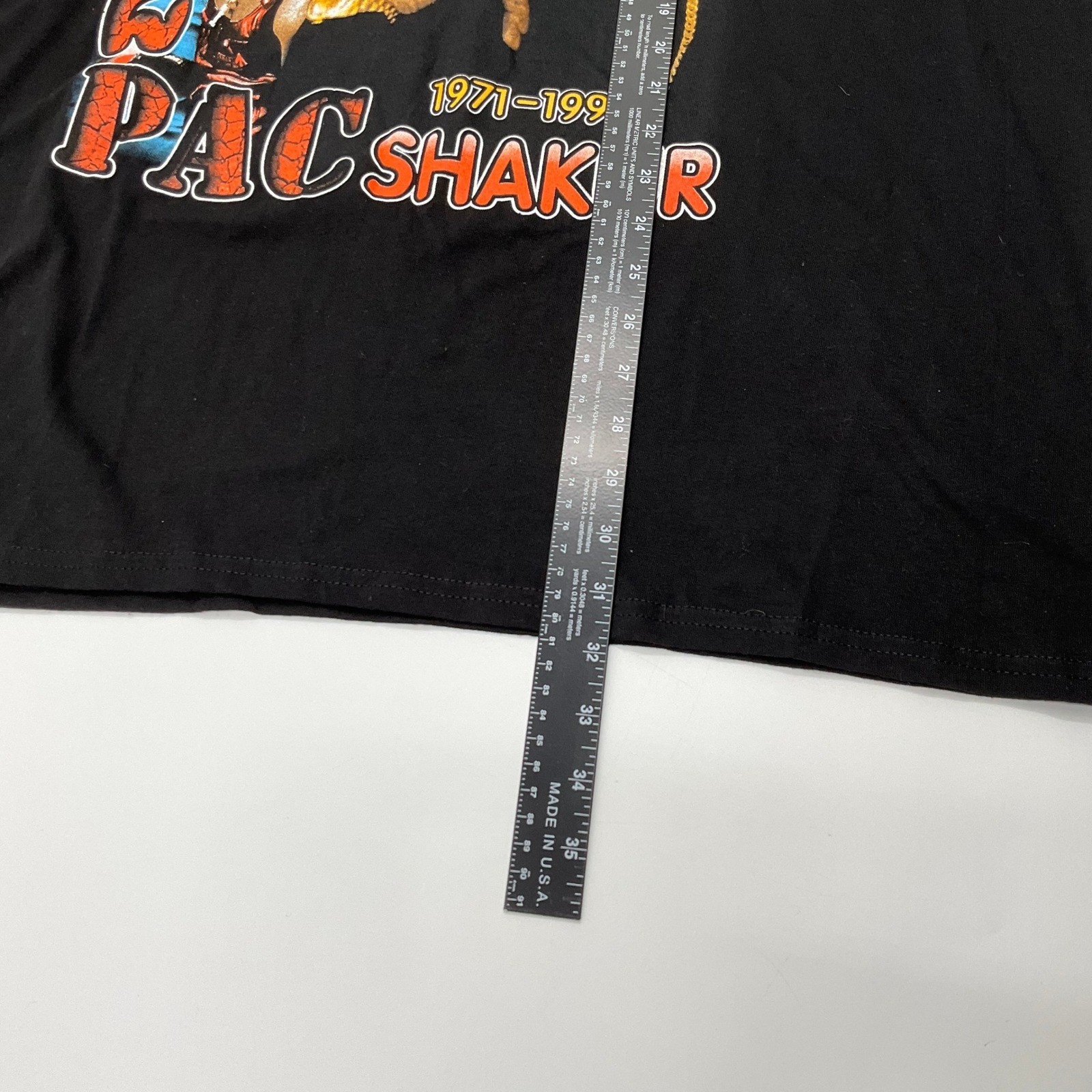 Tupac Biggie Graphic T-Shirt 2 XL Black Rap LegendsTee 90s Hip Hop Streetwear gallery