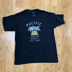 Trinity Collective Pacific Surfing Association Men’s T-Shirt Size Large Black