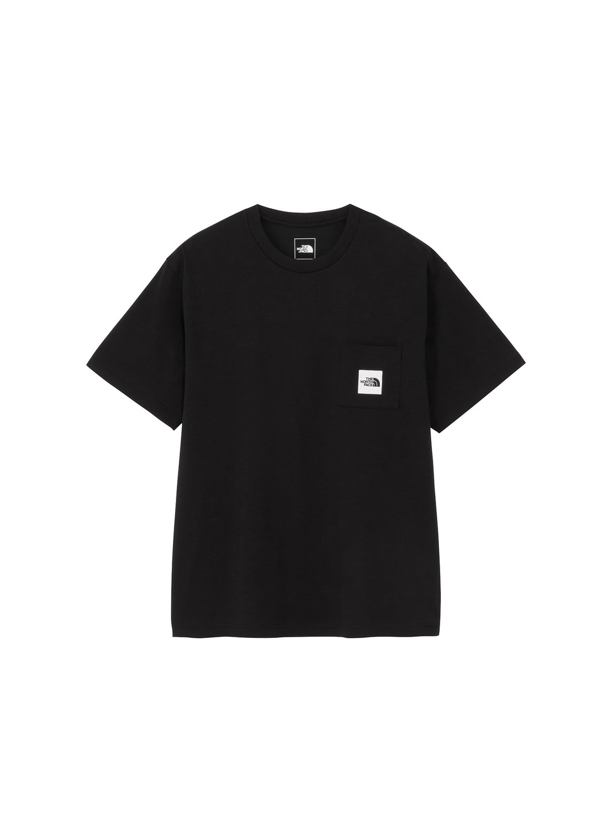 The North Face S S Square Logo Pocket Tee Black gallery