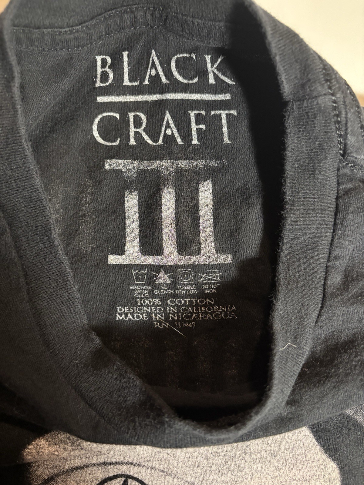 Black Craft Cult Unholy Lesbian Satanic Nun Emo Affliction Church Adult Sz III L gallery