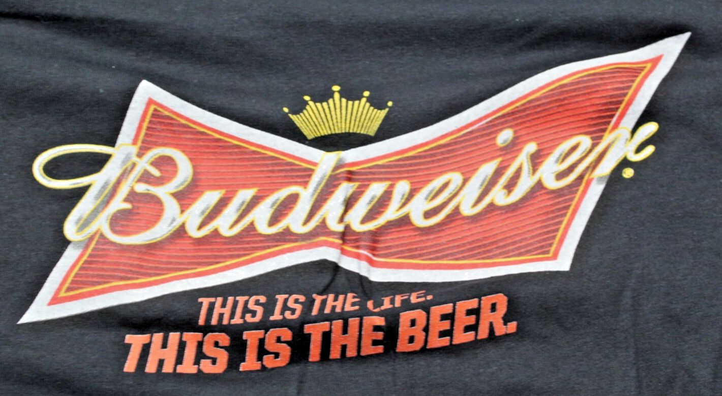 Budweiser 2014 73RD Annual Bike Week Daytona Beach FL Black T Shirt Men's L gallery