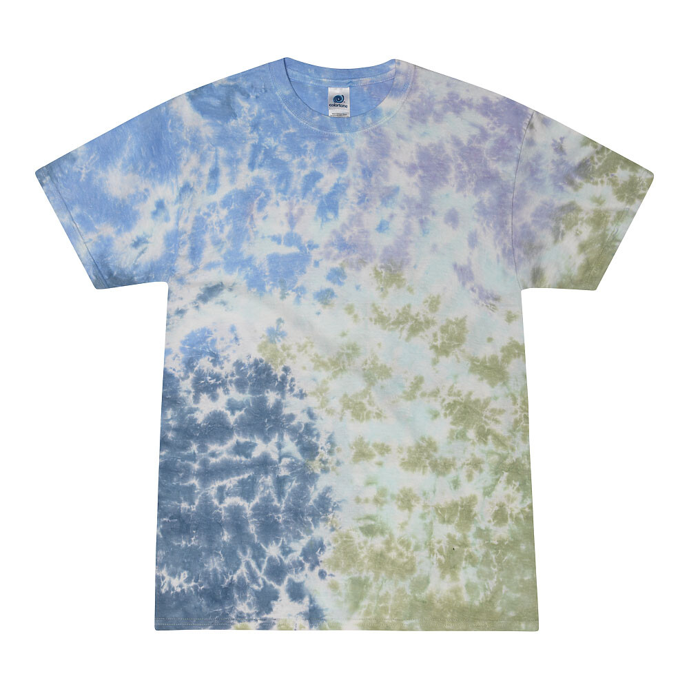 Tie Dye T-Shirts Multi-Color Adult XXX-Large 100% Cotton Colortone gallery