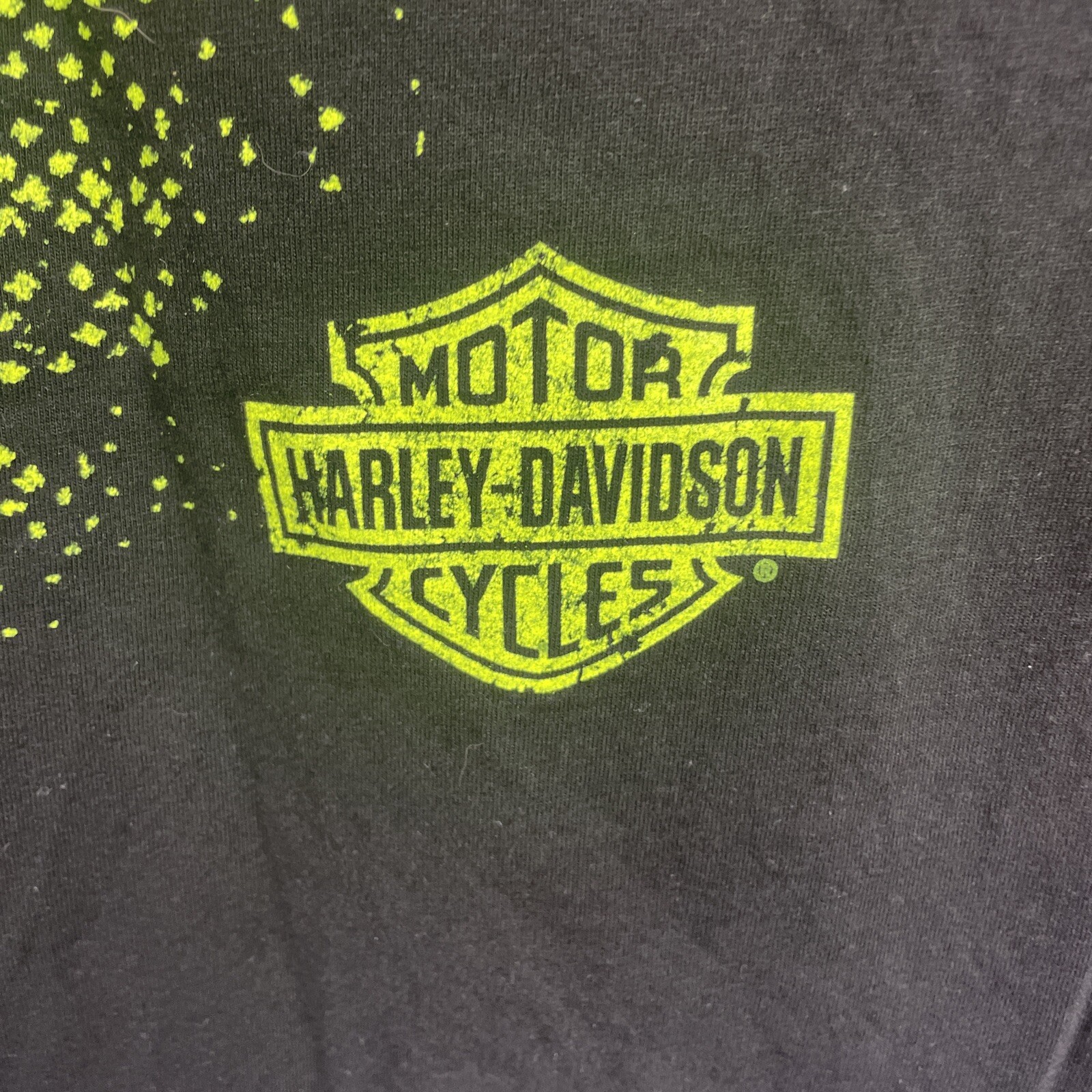 Harley Davidson Hampshire United Kingdom Black Graphic Print T Shirt Size Small gallery