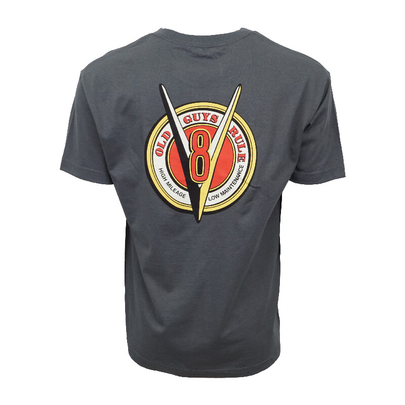 OLD GUYS RULES MENS V8 HIGH MILAGE LOW MAINTENANCE TEE gallery