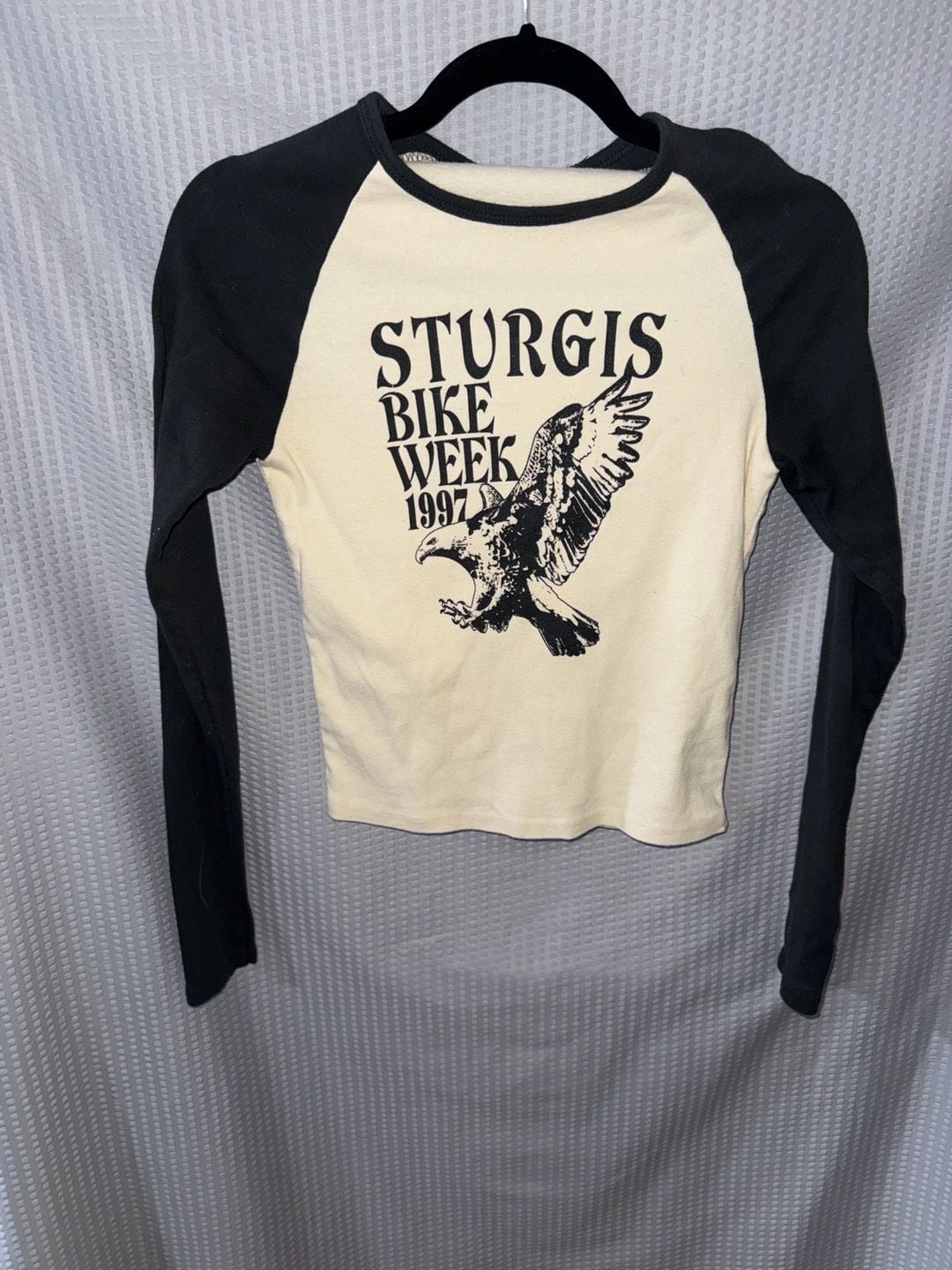 John Galt Sturgis Bike Week 1997 Graphic Raglan Long Sleeve Shirt gallery
