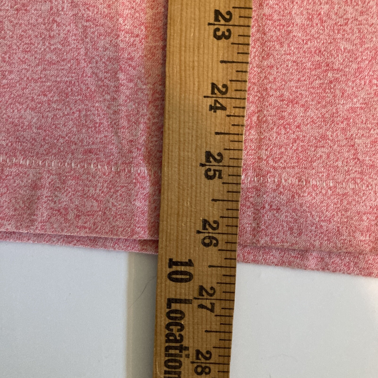 Vintage JC Penney Towncraft Ringer T-shirt Mens Sz M Cotton Poly 50/50 Pink 70s gallery