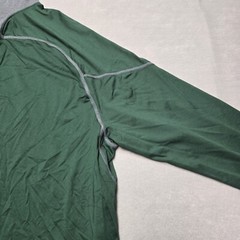 Champion Double Dry 1/4 Zip Long Sleeve Shirt Green Wake Forest Size 2XL