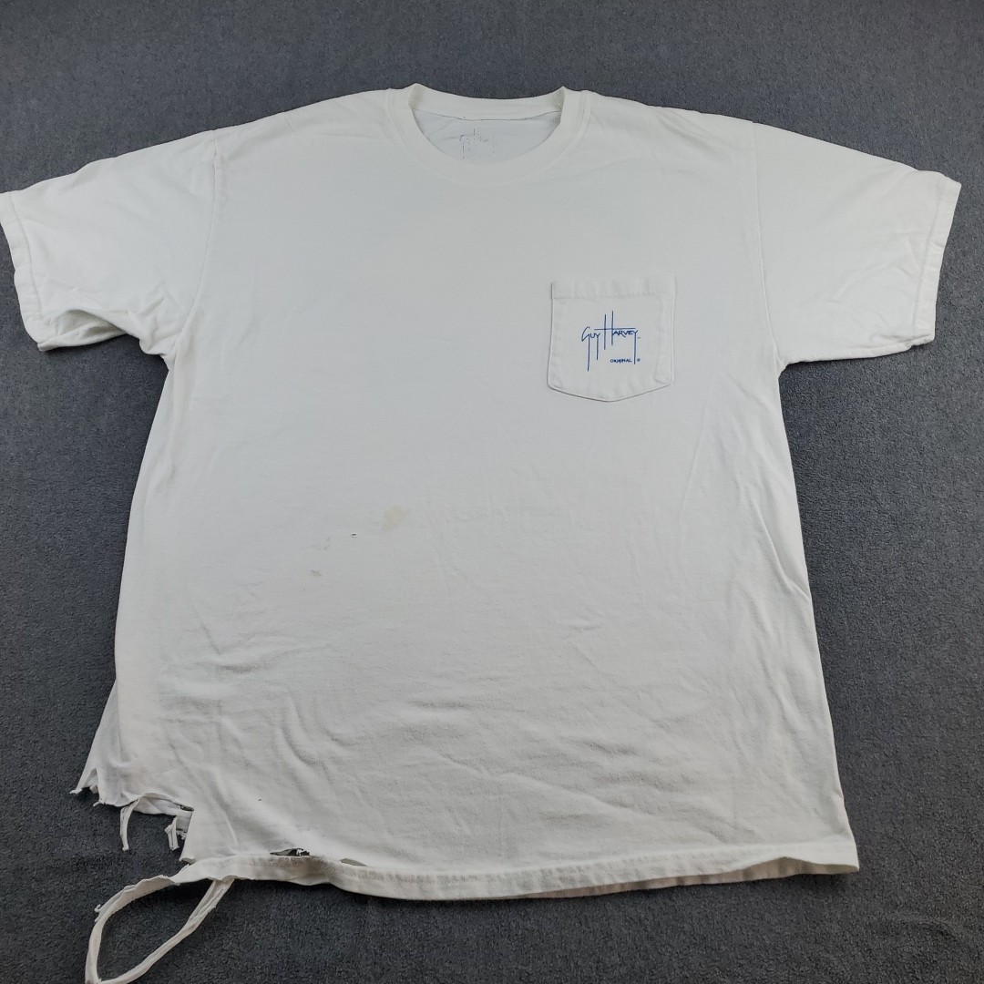 Vintage Guy Harvey Bull Dolphin fish Shirt Size See Measurement 2004 gallery
