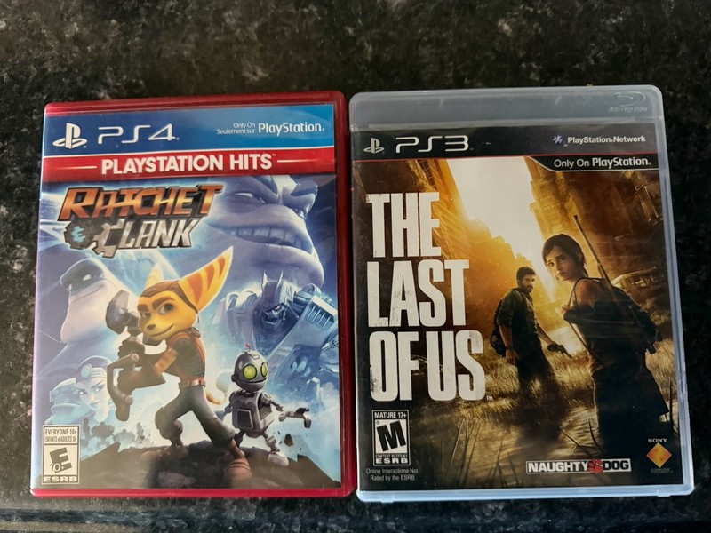 Last of us Sony PlayStation 3 And Ratchet & Clank PlayStation 4