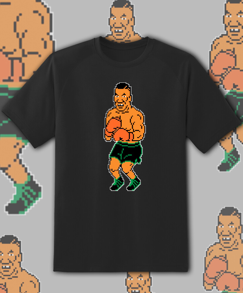Mike Tyson 8 bit Punch Out art Retro Game shirt Youth to Adult S-6XL Fast Ship!