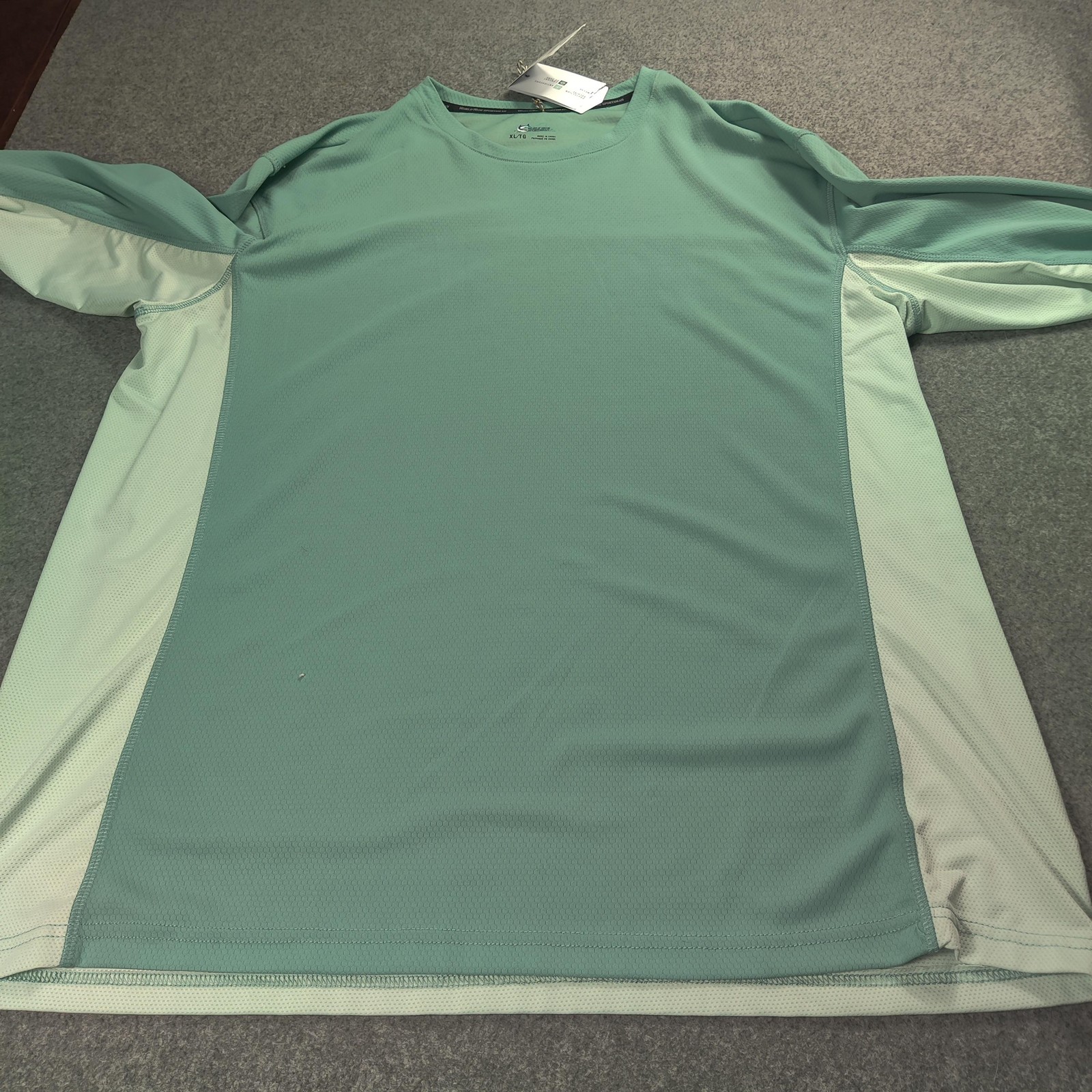 Cabelas World Wide Sportsman Shirt Mens XL Green Long Sleeve Moisture Wicking UV gallery