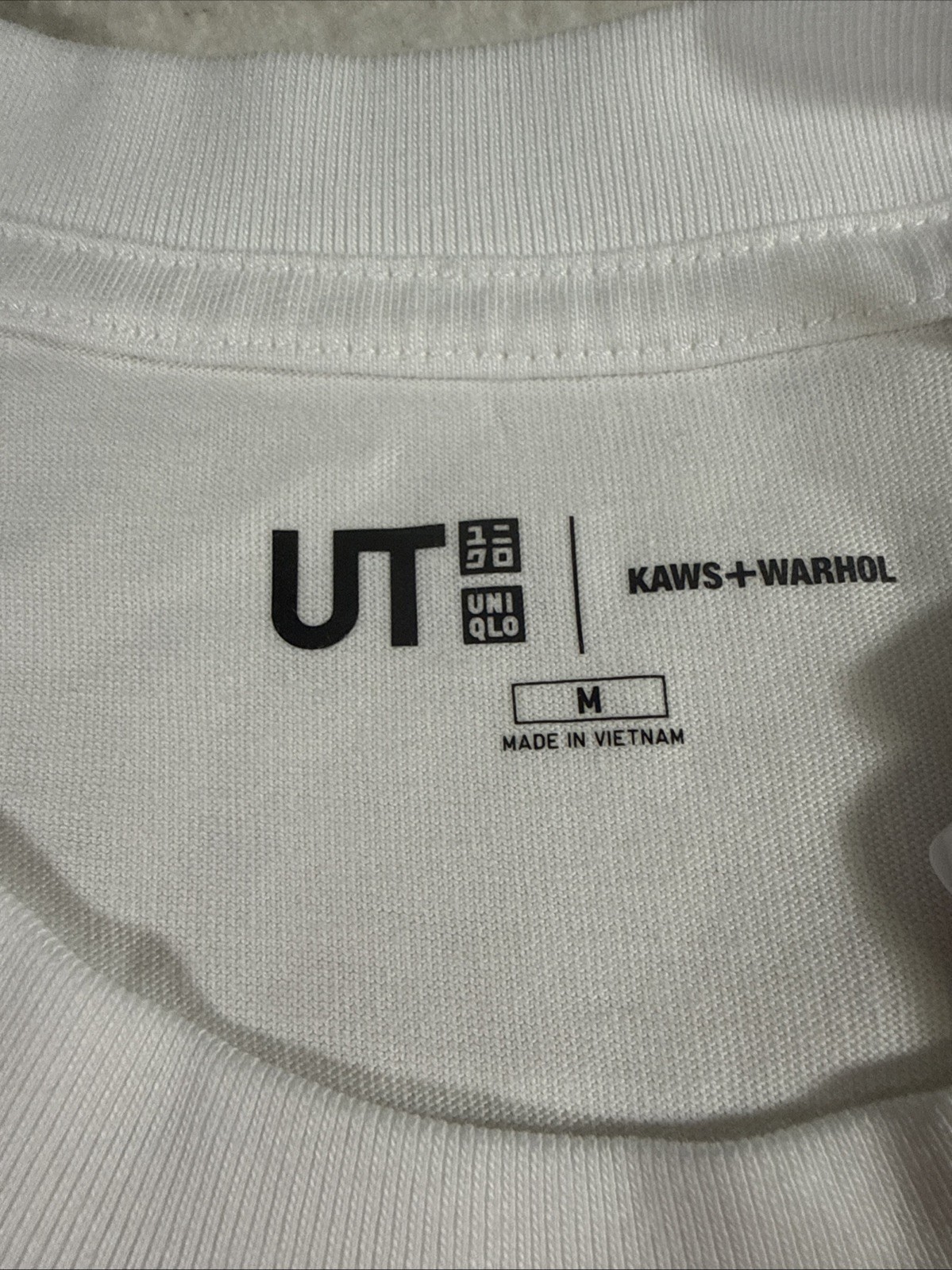 Uniqlo KAWS x Warhol UT Graphic Print T-Shirt White M - BRAND NEW gallery