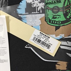 NWT Reason Men’s Embroidered Pablo Escobar T-Shirt Size Large Don Pablo Black