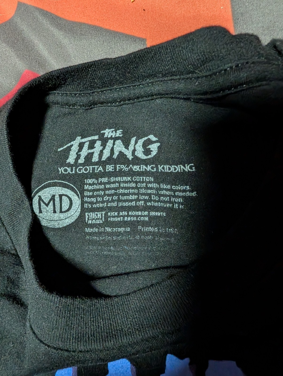 Fright Rags Horror Shirt Medium The Thing gallery