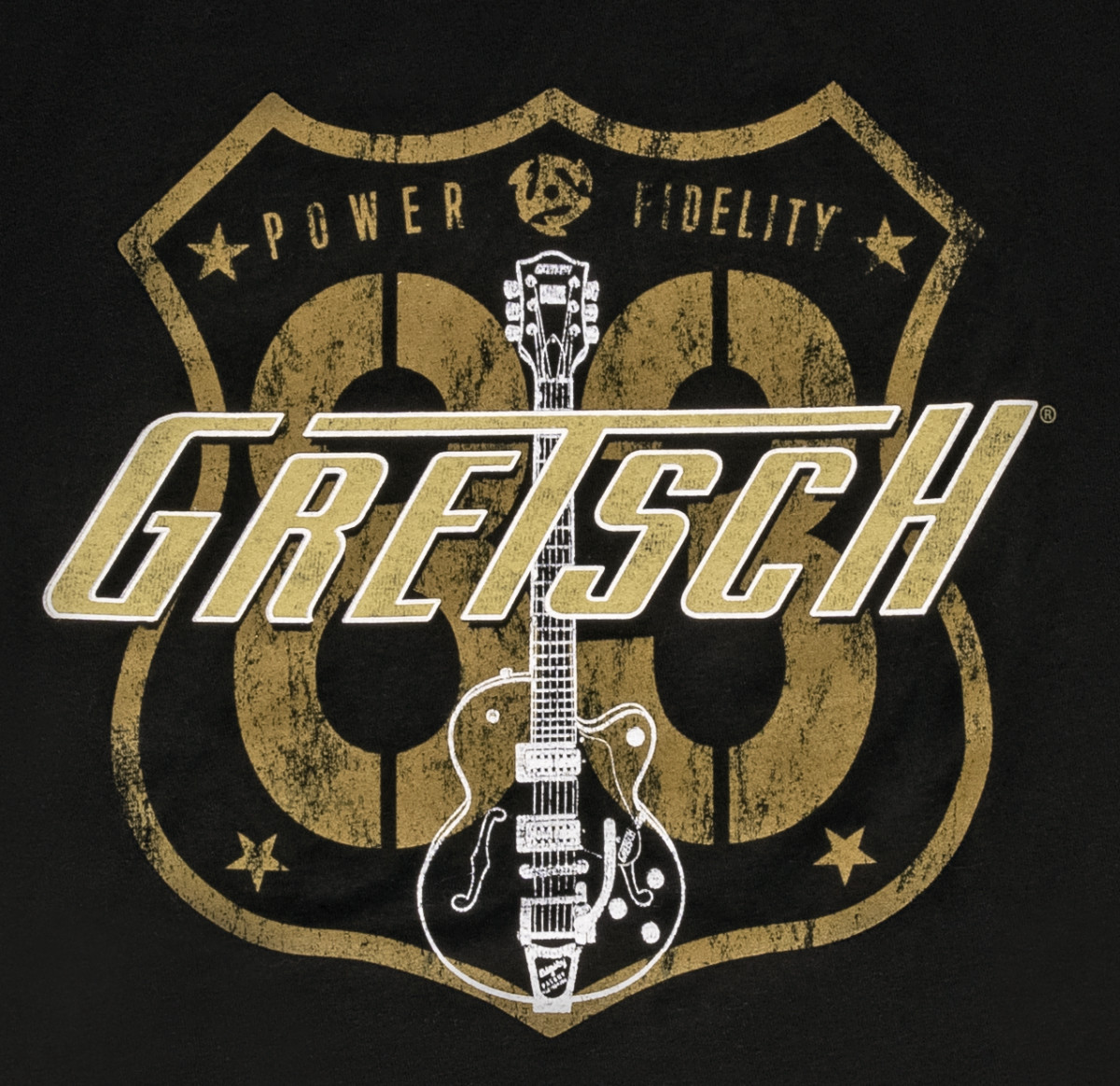 NEW Genuine Gretsch Route 83 T-Shirt - BLACK, CHOOSE YOUR SIZE! gallery