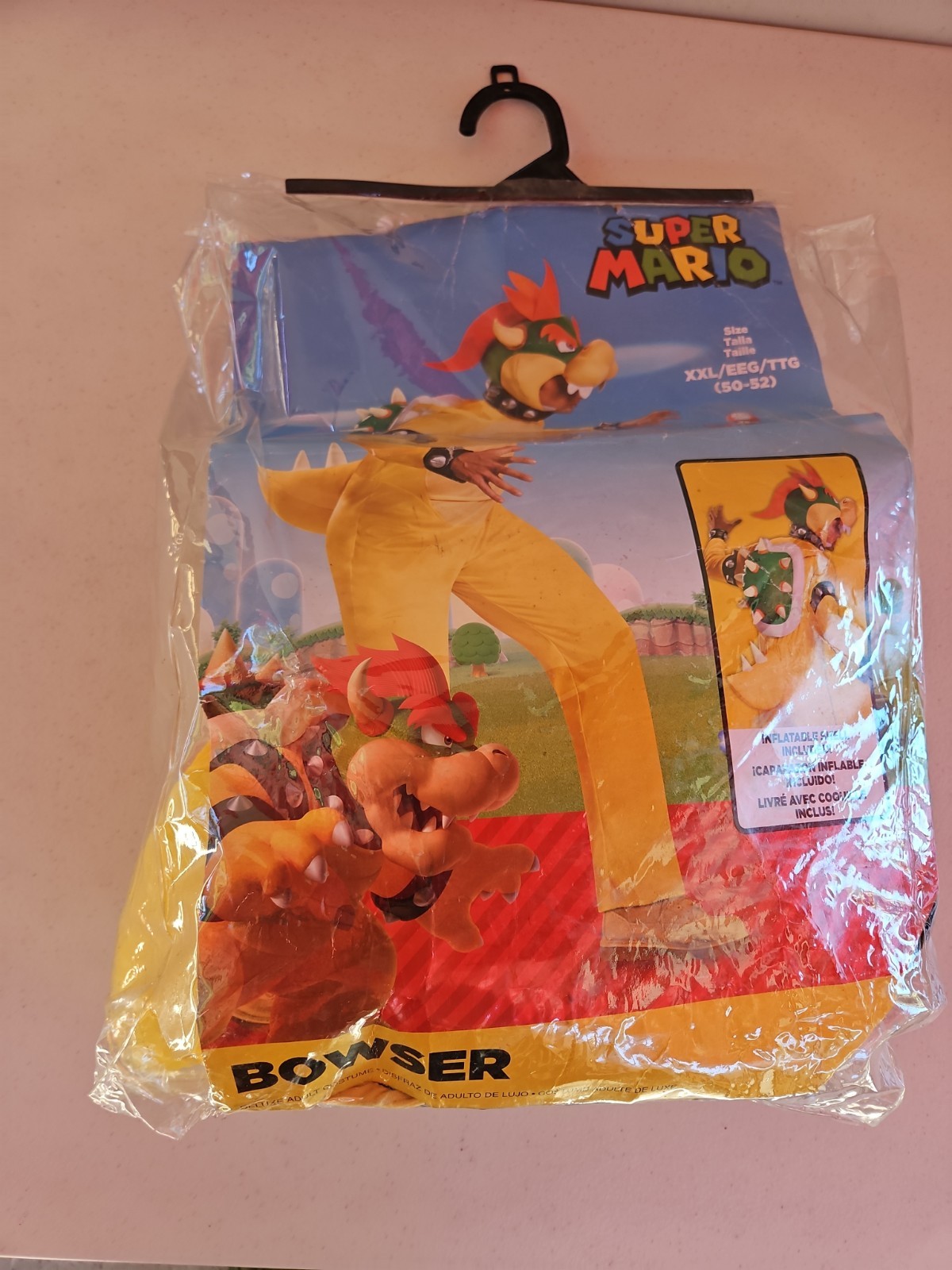 Super Mario Bowser Deluxe Adult Costume XXL 50-52 Complete Except 1 Wrist Cuff