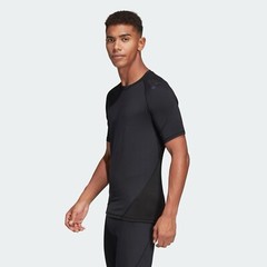 Adidas Alphaskin Sport Tee Climacool Aeroknit T-Shirt Black CF7235 Size 2XL NWT