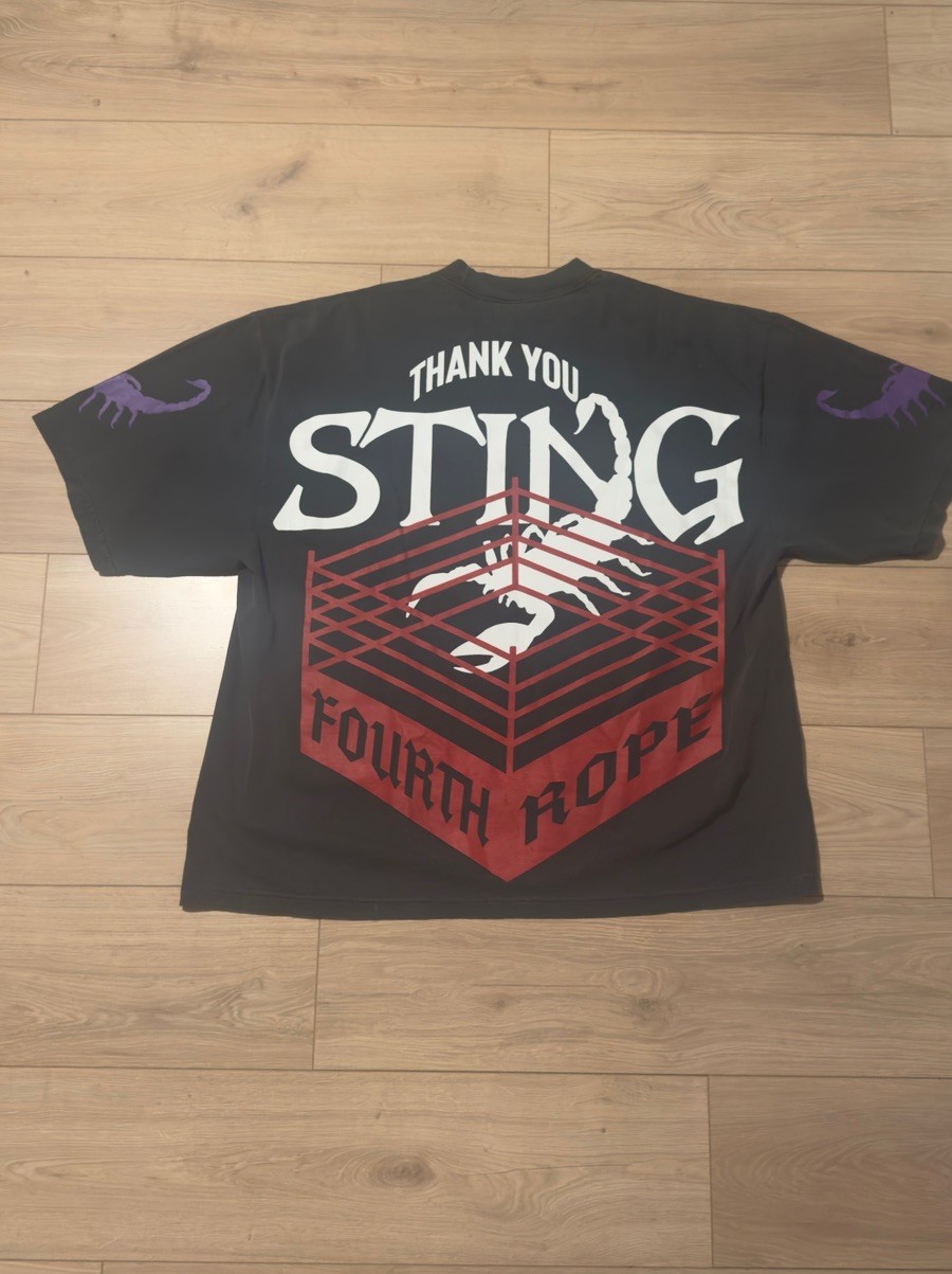 Westside Gunn 'Thank You Sting' T-Shirt XL 4th Rope WWE AEW, Oversized Fit (XL) gallery