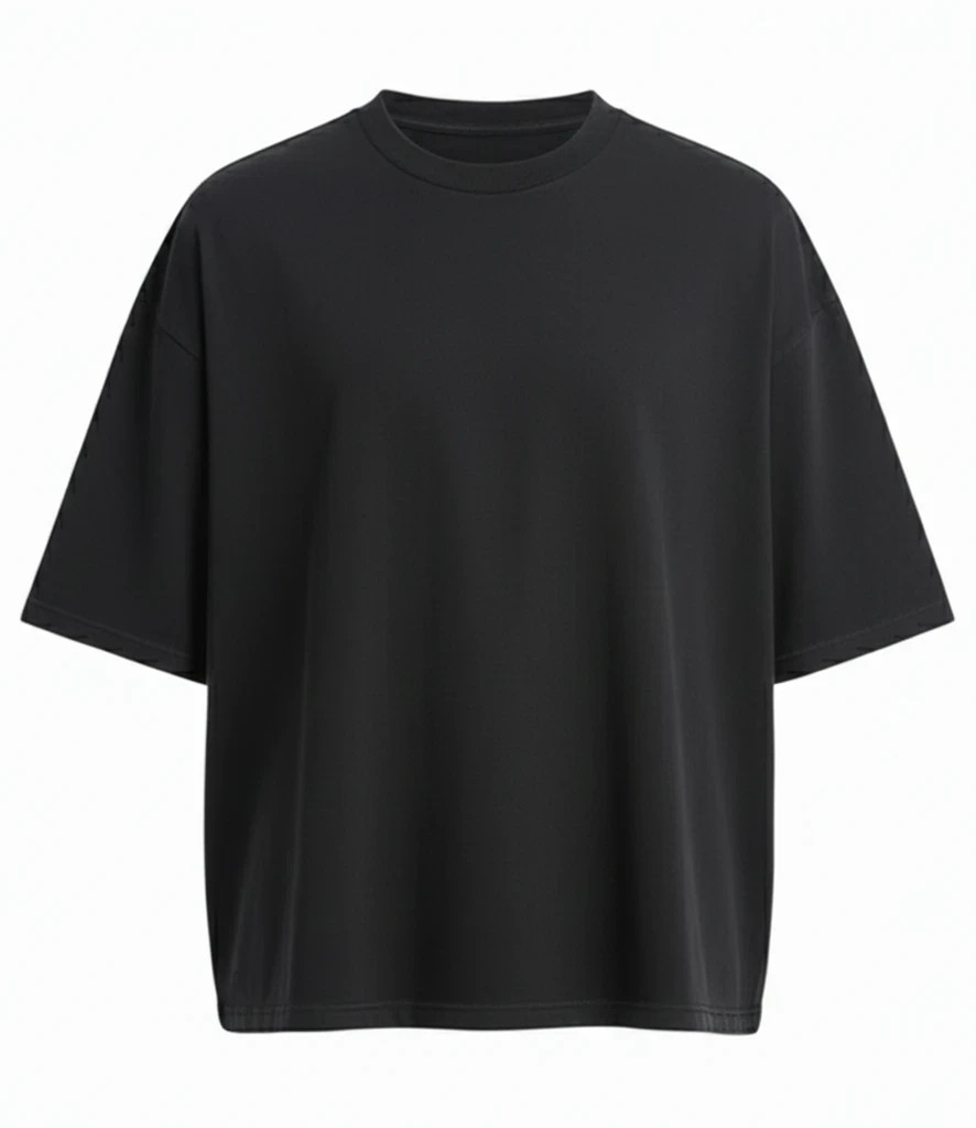 Cotton Boxy Cropped Fit T-Shirt AWDis Short Sleeve Crew Neck Tee gallery
