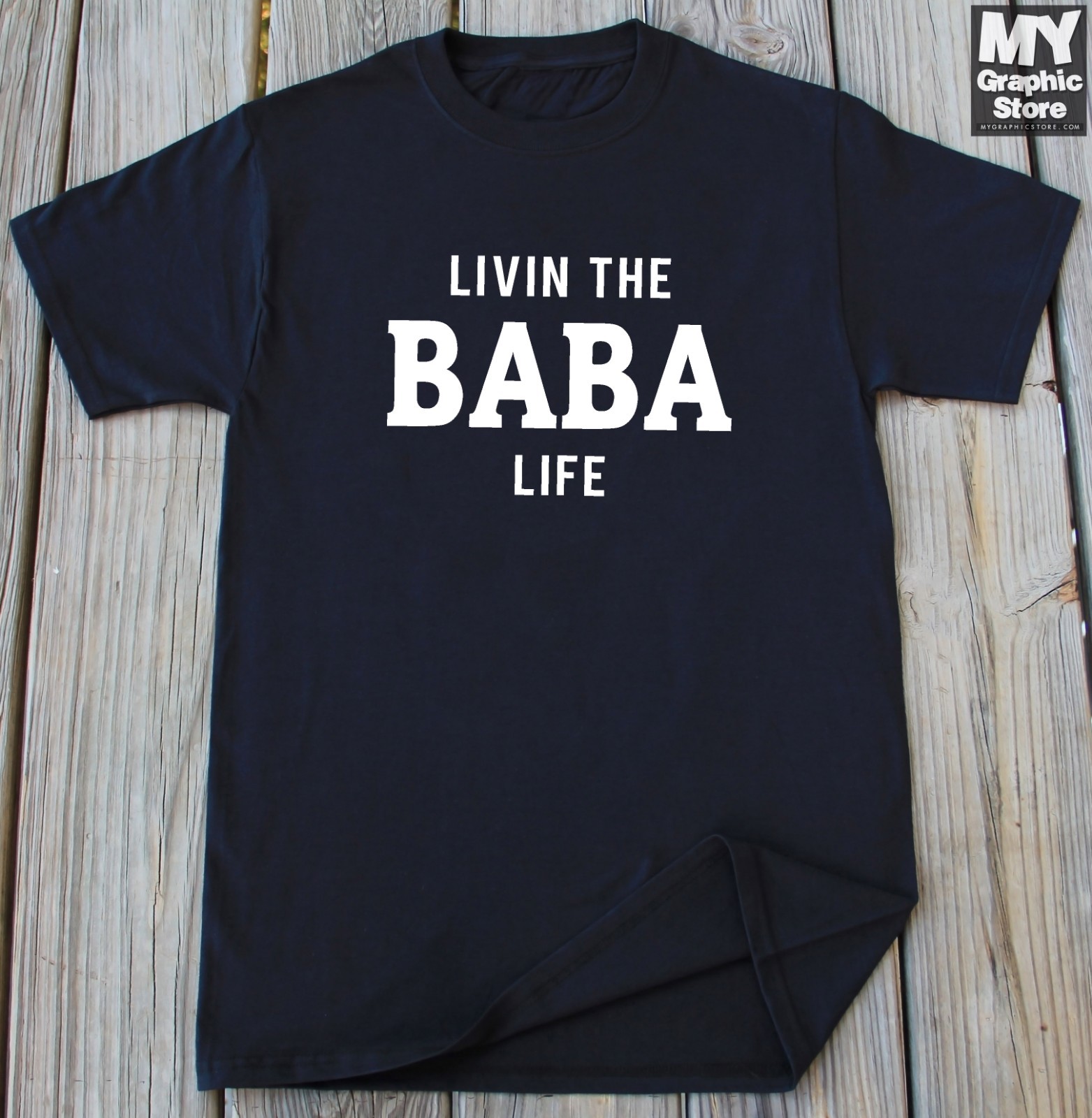 Baba T Shirt Grandpa Dad Daddy Birthday Christmas Gift Papa Fathers Day Gift Tee