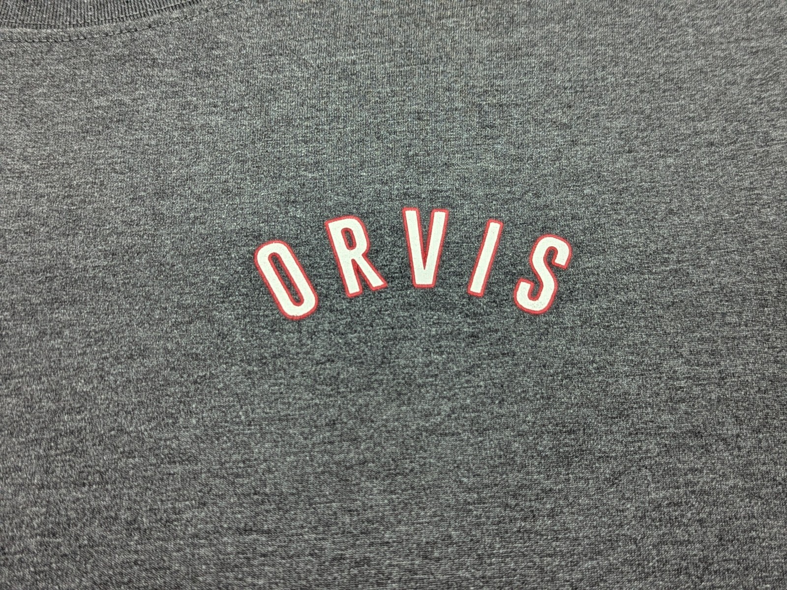 Orvis T-Shirt Mens Large Gray SS Vermont Logo Classic Collection *flaw* gallery