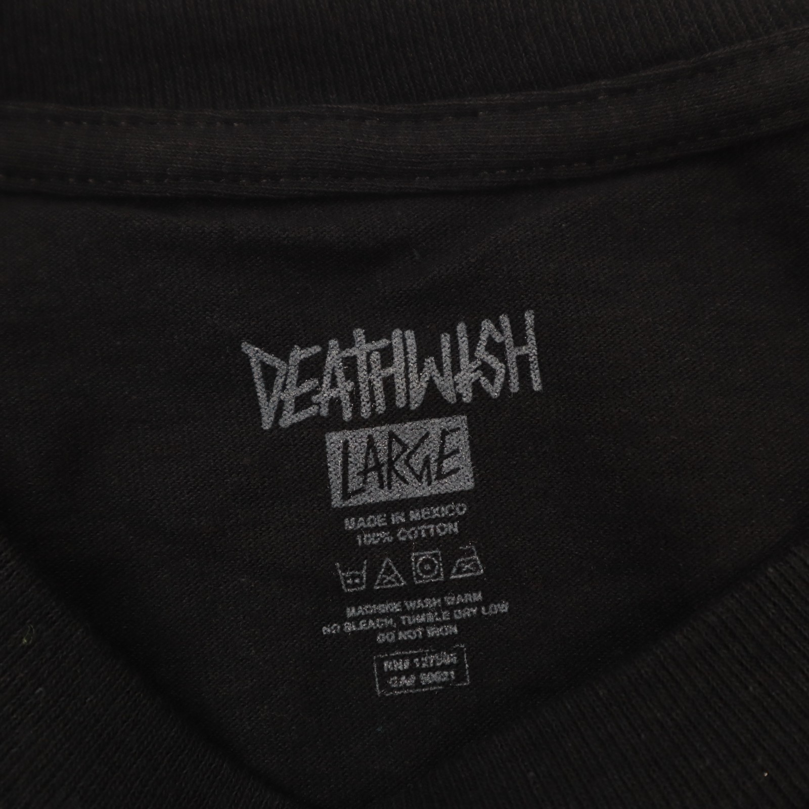 Deathwish Skate T-Shirt Mens Large Black Skeleton Electric Chair Ghoul NEW gallery