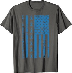 Child Abuse Prevention Awareness Costume Ribbon Unisex T-Shirt