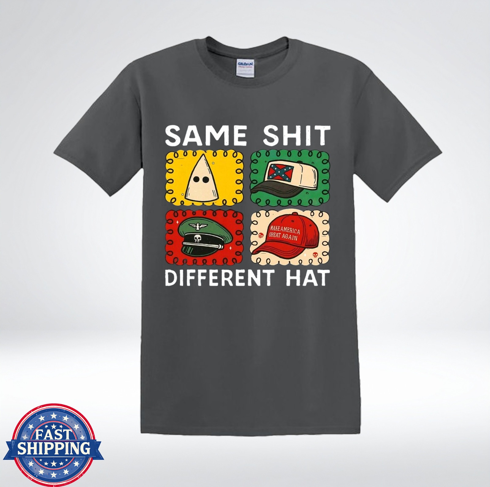 Same Idea Different Cover Political Awareness T-Shirt gallery