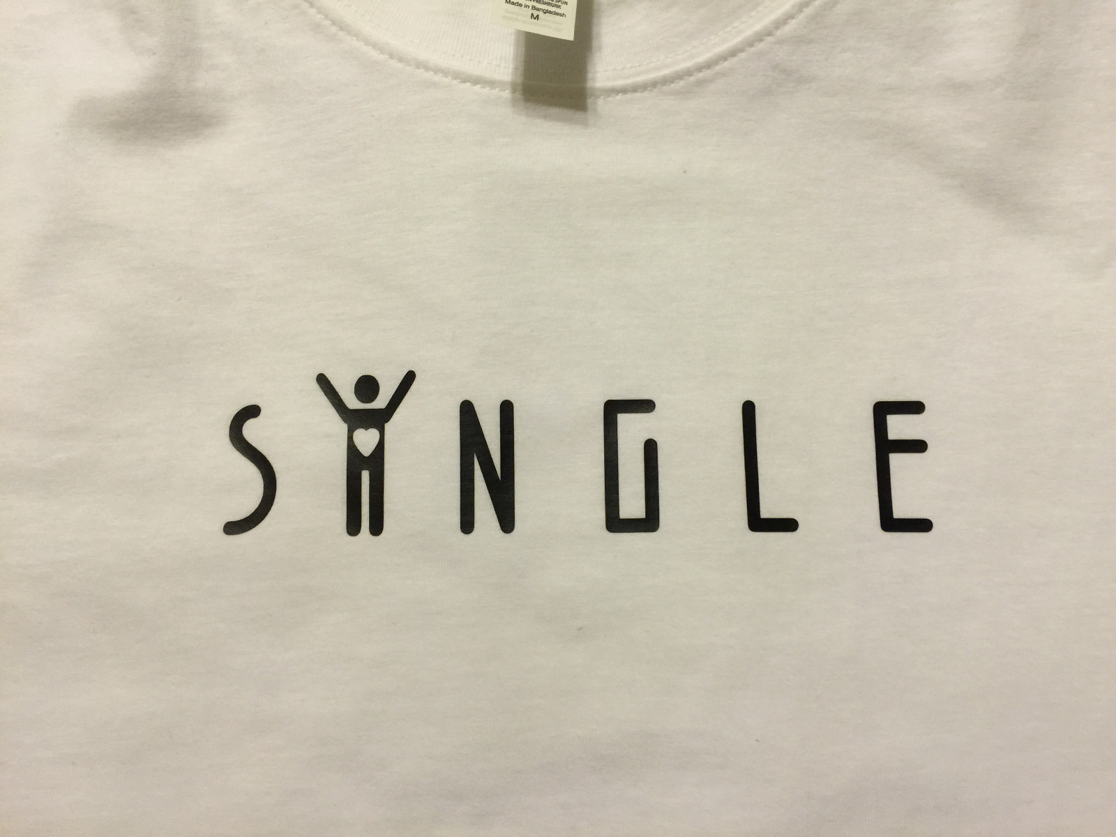 Tshirt SINGLE 100% Combed Ring Spun Cotton Preshrunk M Valentines gallery